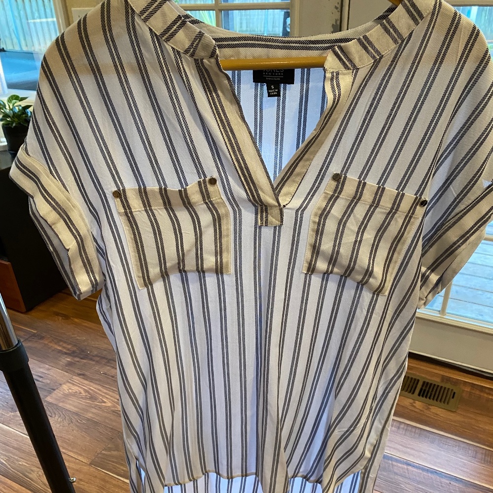Striped tunic top